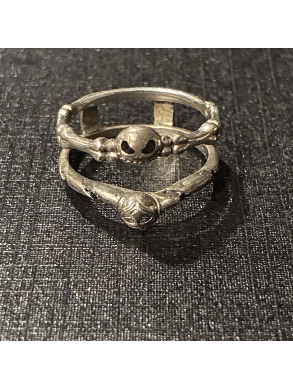 Jeulia Sterling 925 Silver Nightmare Before Christmas Ring Guard Size 8